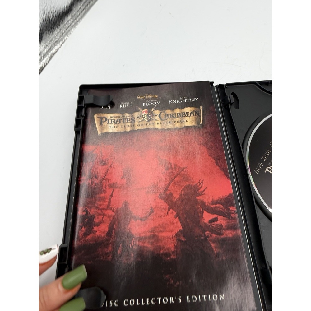 Pirates Of The Caribbean DVD The Curse of the Black Pearl Collector's Edition VG - Picture 4 of 7